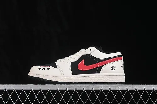 All categories Air Jordan Jordan series basketball shoes Air Jordan 1 Low High-end customized low-top sneakers Air Jordan 1 Low OG SP AJ1 Joe 1 love embroidery low-top cultural casual sneakers CW6688-100